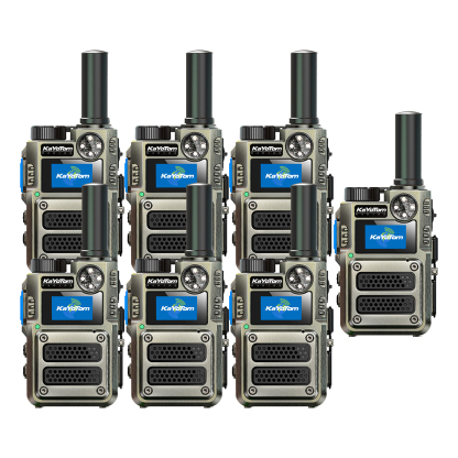 （Lifetime Free） Global Unlimited Range 4G LTE PoC Rapid Walkie Talkies Long Range Two-Way Radios 5000+ Miles with Nationwide Range,SOS Alert Long Distance Radios for Truck Fleet,Construction site