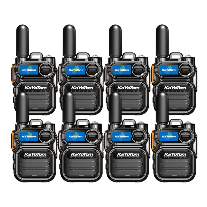 KaYoTom M11 Long Range Walkie Talkie – Global Two-Way Radio with Encrypted Communication, Unlimited Range, 72H Battery Life, HD Audio, Lightweight Design & Built-In LED Flashlight