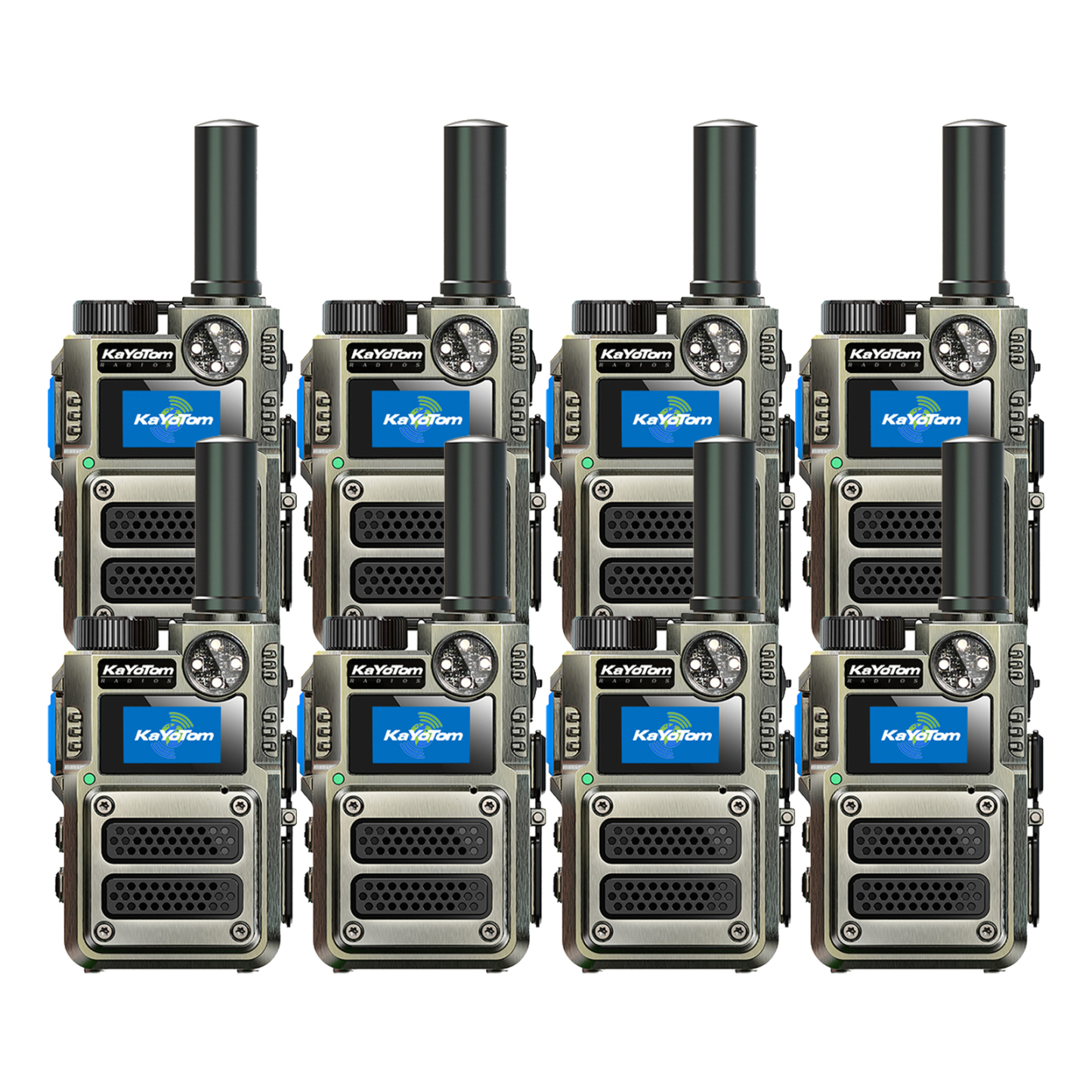 （Lifetime Free） Global Unlimited Range 4G LTE PoC Rapid Walkie Talkies Long Range Two-Way Radios 5000+ Miles with Nationwide Range,SOS Alert Long Distance Radios for Truck Fleet,Construction site