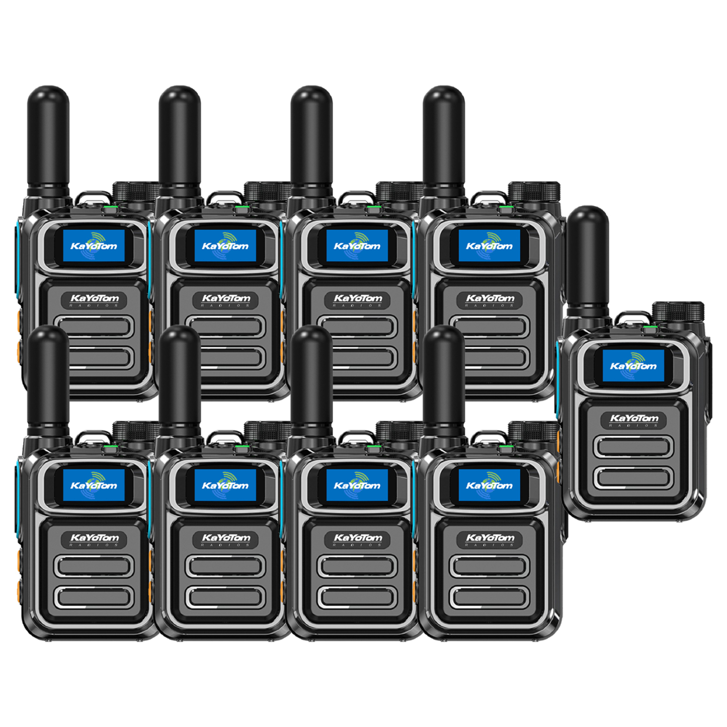 KaYoTom M05 Global Walkie Talkie Unlimited Range Encrypted Two-Way Radio - 72H Battery, HD Audio, Lightweight & Waterproof, 172 Countries Coverage