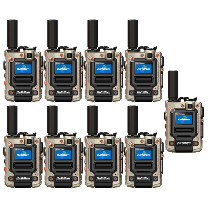 KaYoTom M08 Global Walkie Talkie Unlimited Range Encrypted Two-Way Radio - 72H Battery, HD Audio, Lightweight & LED Flashlight, 172 Countries Coverage