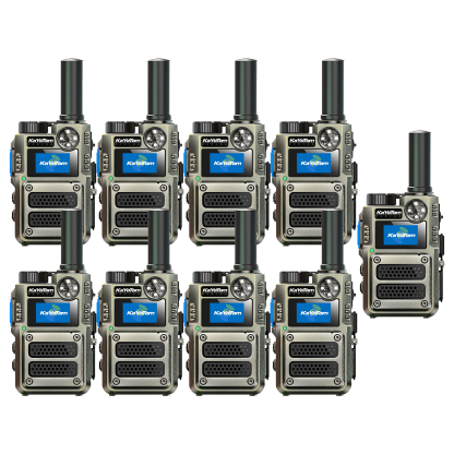 （Lifetime Free） Global Unlimited Range 4G LTE PoC Rapid Walkie Talkies Long Range Two-Way Radios 5000+ Miles with Nationwide Range,SOS Alert Long Distance Radios for Truck Fleet,Construction site