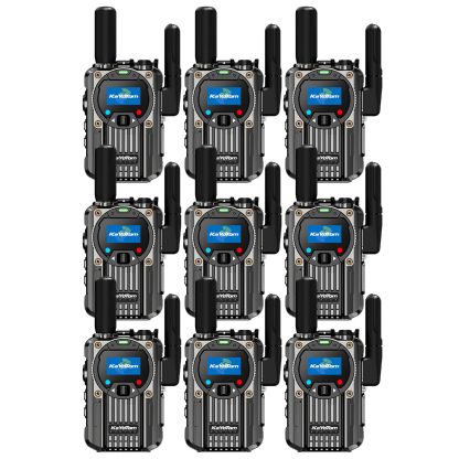KaYoTom M66 Global Walkie Talkie – Unlimited Range 4G LTE Two-Way Radio with AES Encryption, 72H Battery, Built-in FM Radio & LED Flashlight, Lightweight Durable Design for Outdoor, Security & Emergency