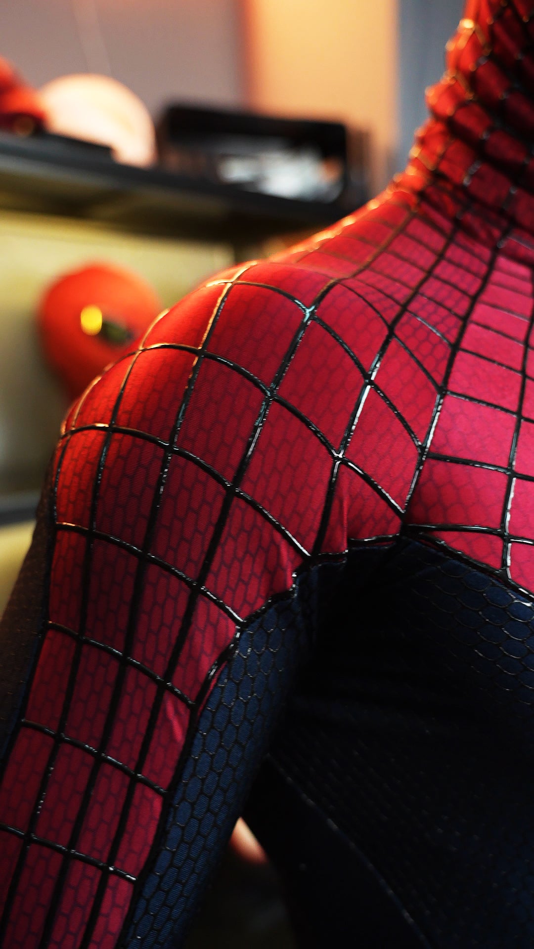 TASM 2 Suit (Andrew) with Face shell & 3D Rubber Web Movie Prop Replica(wearable)