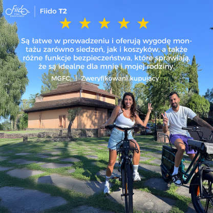 Fiido T2 Elektryczny rower cargo typu longtail Fatbike