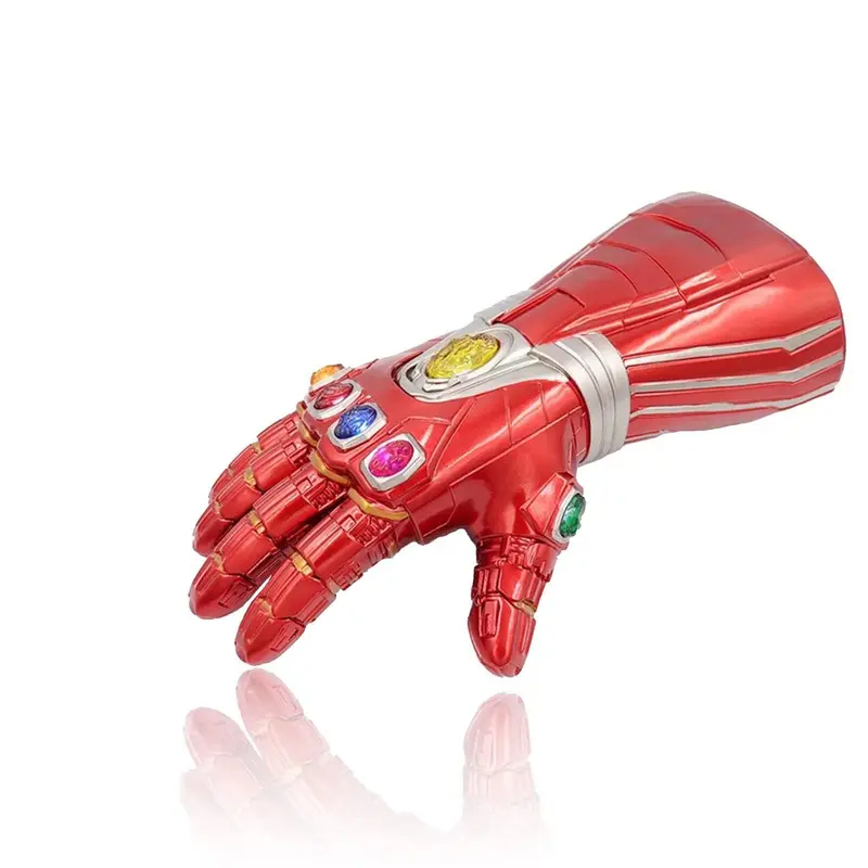 [NEW]Infinity Gauntlet Iron Man Glove PVC with Light Gem Stone