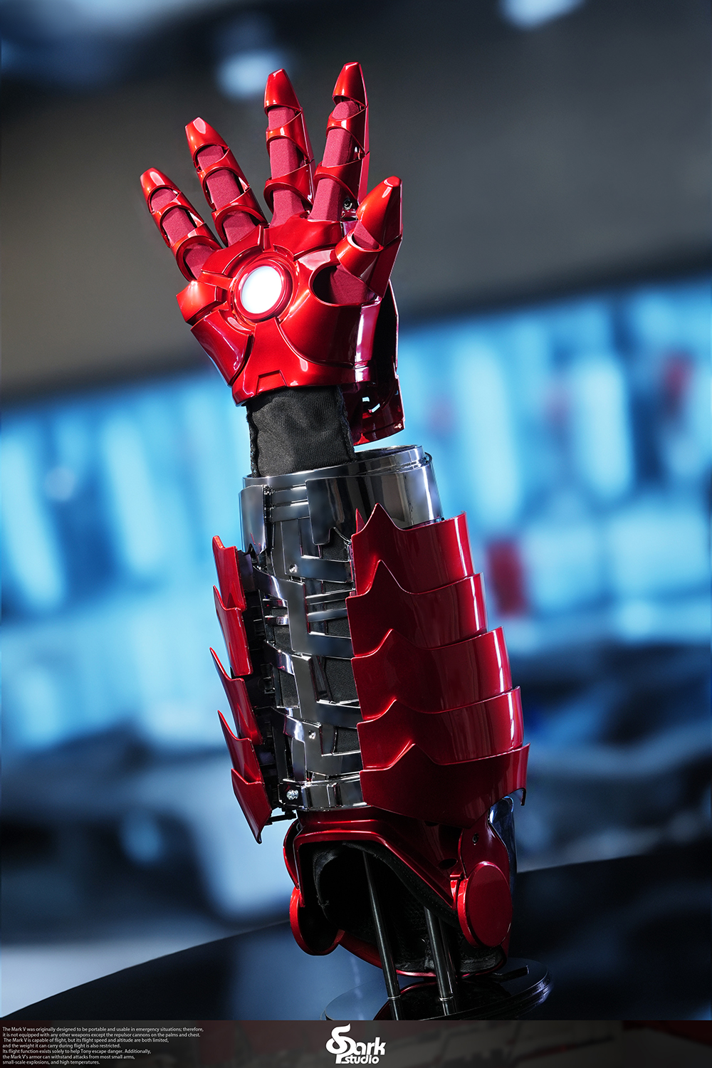 [NEW] Iron Man MK5 Rack Arm – 1:1 Wearable Gauntlet with Voice, Touch & Remote Control, English Version