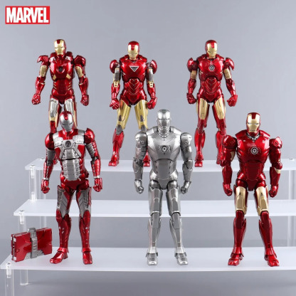[NEW]Ironman Action Figure Movable Mark Toys 7 inches Light with Chest