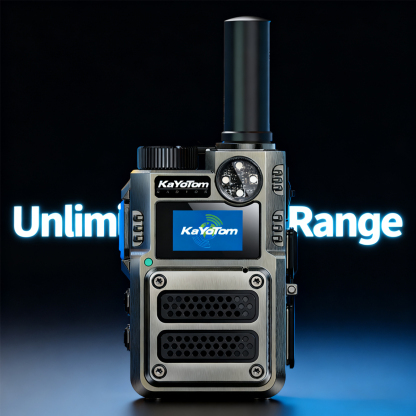 （Lifetime Free） Global Unlimited Range 4G LTE PoC Rapid Walkie Talkies Long Range Two-Way Radios 5000+ Miles with Nationwide Range,SOS Alert Long Distance Radios for Truck Fleet,Construction site