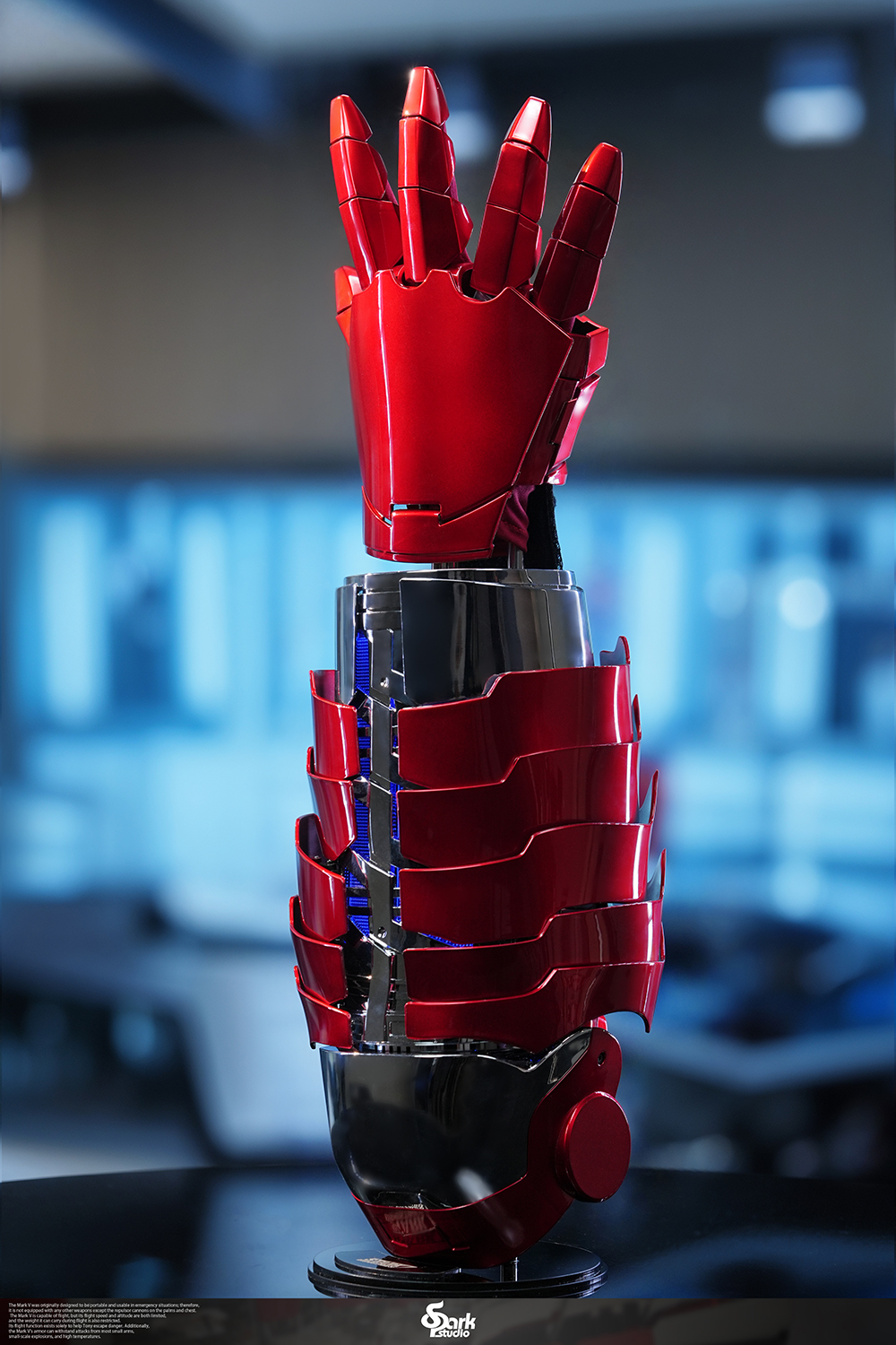 [NEW] Iron Man MK5 Rack Arm – 1:1 Wearable Gauntlet with Voice, Touch & Remote Control, English Version