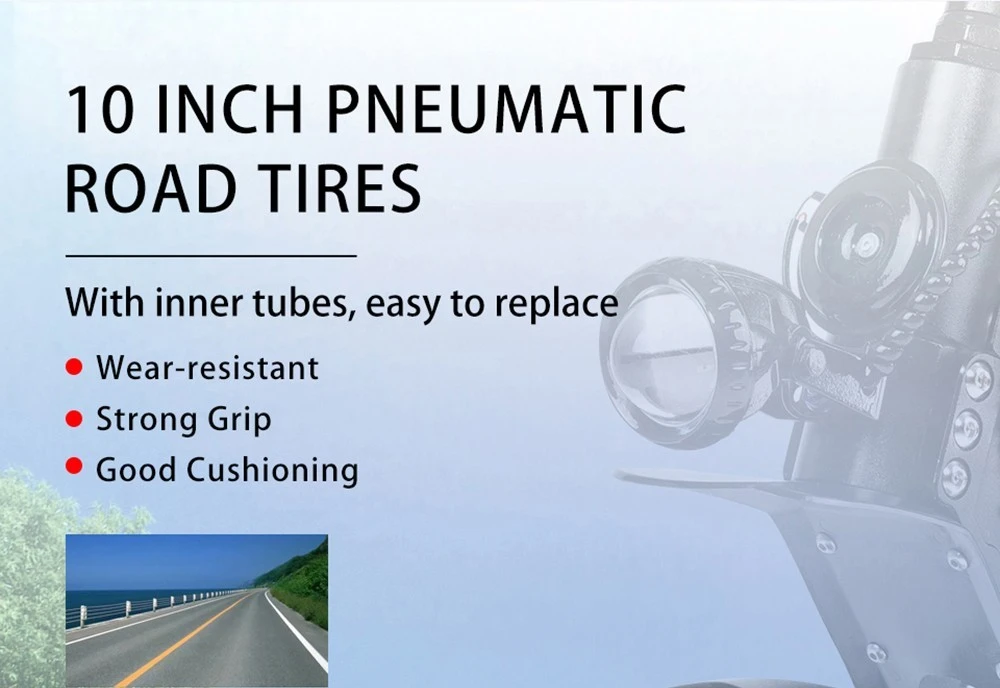 Halo Knight T108 Electric Scooter 10 inch Road Tires 1000W*2 Motor 65km/h Max Speed 52V 28.8Ah Battery 60km Max Range