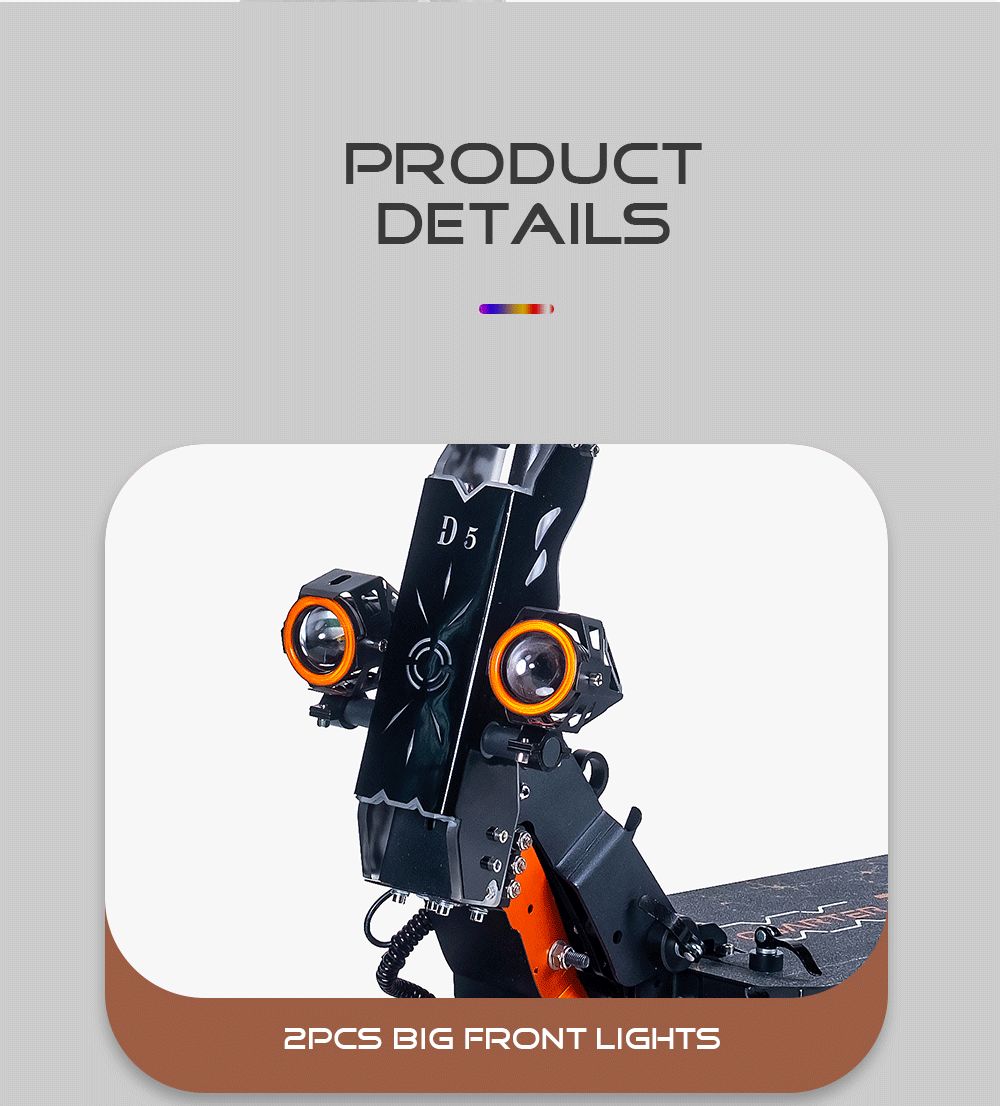 OBARTER D5 Electric Scooter 12 inch Vacuum Tire 2*2500W Motor Removable 35Ah Battery for 60-120km Super Range