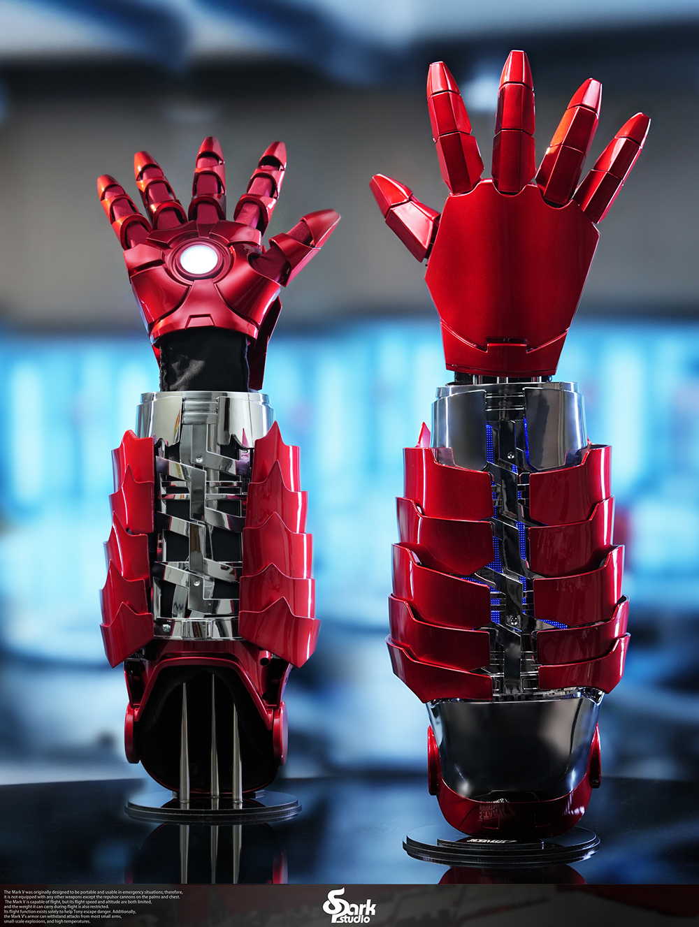 [NEW] Iron Man MK5 Rack Arm – 1:1 Wearable Gauntlet with Voice, Touch & Remote Control, English Version