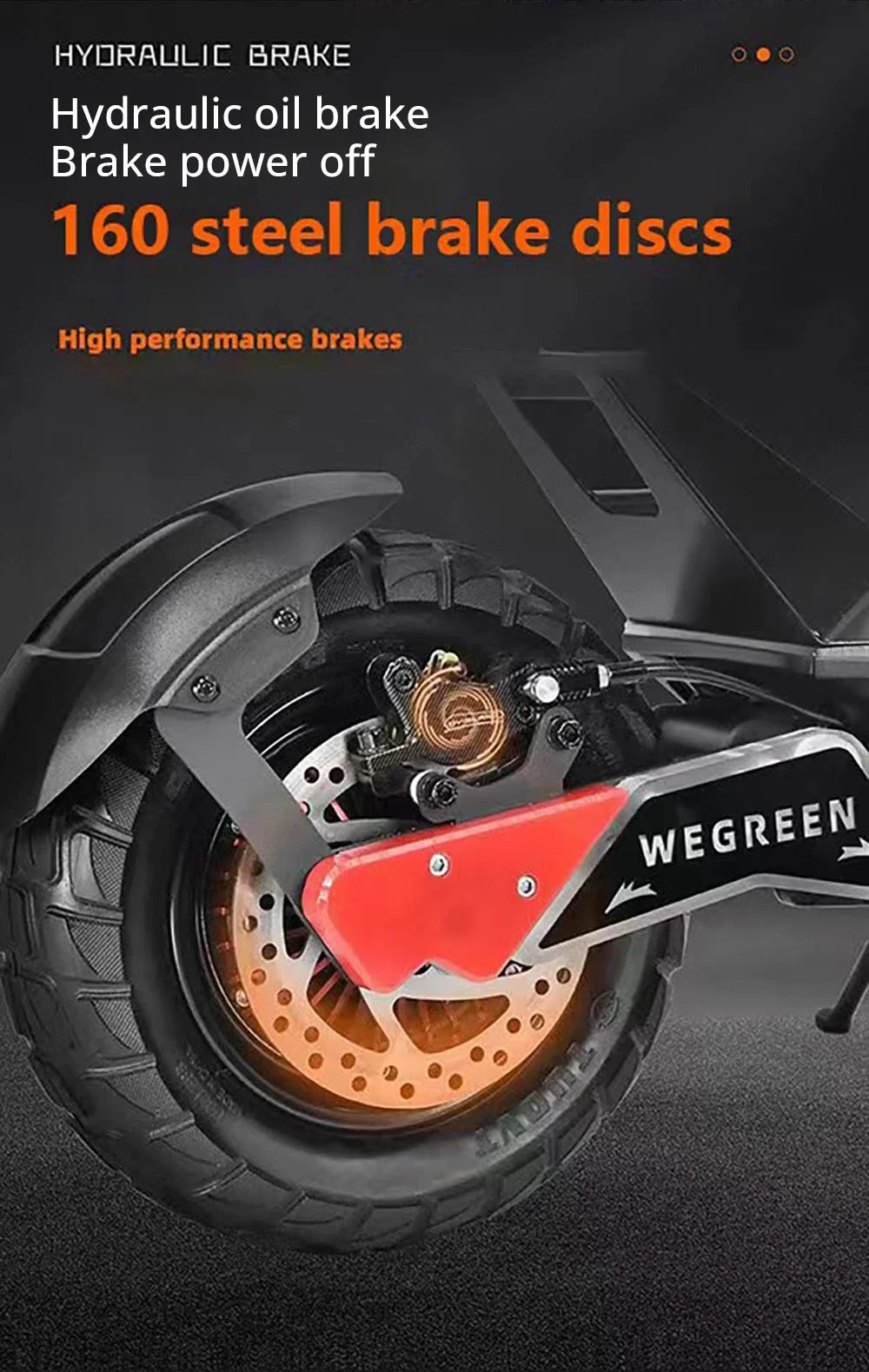 OBARTER G10 Electric Scooter, 2*1200W Dual Motor, 48V 20Ah Battery, 10 Inch Off-Road Tires, 65km/h Max Speed, 65 Max Range, Hydraulic Disc Brake, NFC Activation