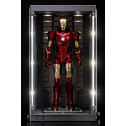 [NEW]Iron Man Action Figures 10th Anniversary Metal Texture Painting 7 inches