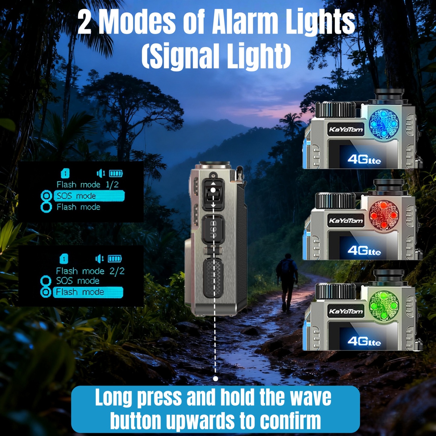 （Lifetime Free） Global Unlimited Range 4G LTE PoC Rapid Walkie Talkies Long Range Two-Way Radios 5000+ Miles with Nationwide Range,SOS Alert Long Distance Radios for Truck Fleet,Construction site