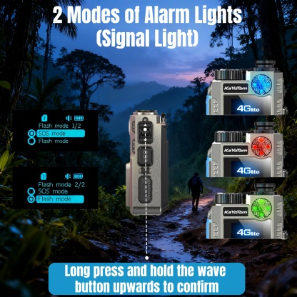 （Lifetime Free） Global Unlimited Range 4G LTE PoC Rapid Walkie Talkies Long Range Two-Way Radios 5000+ Miles with Nationwide Range,SOS Alert Long Distance Radios for Truck Fleet,Construction site