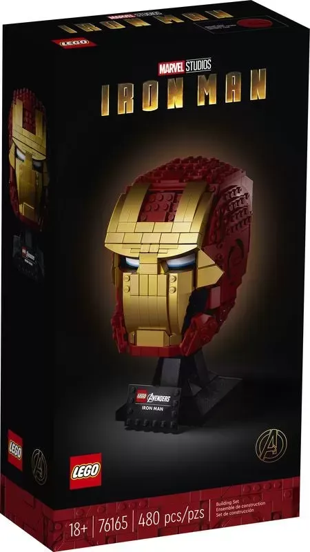 LEthtGO 76165 MARVEL IRON MAN HELMET