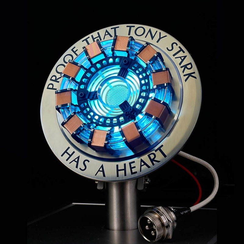 [NEW] Arc Reactor MK1 1:1 Replica – LED Chest Lamp with Remote Control, Alloy Base