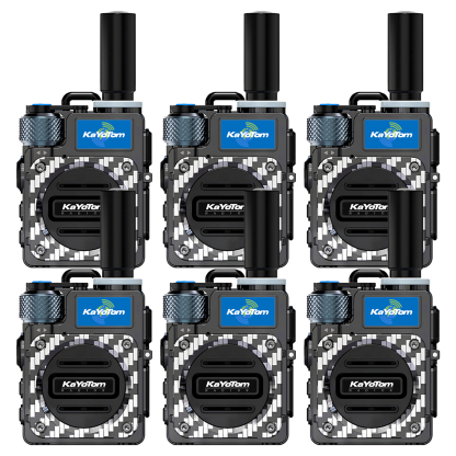 KaYoTom M09 Global Walkie Talkie Unlimited Range Encrypted Two-Way Radio - 72H Battery, HD Audio, Lightweight & Waterproof, 172 Countries Coverage