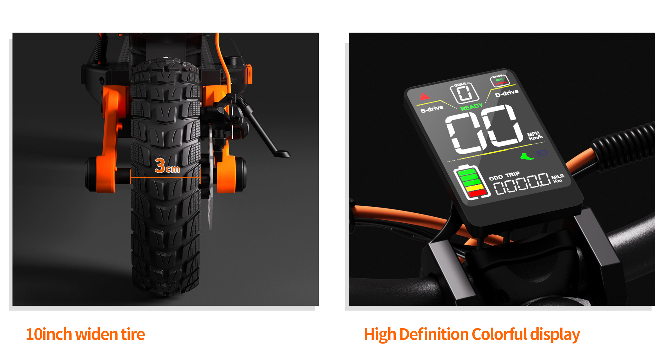 JOYOR S5 Electric Scooter Battery 624 WH (13Ah) 500W Motor 20Km/h Street Approved (ABE) 