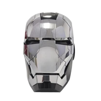[NEW]War Machine Mask Iron Man Helmet Mk5 1:1 Wearable Silver Black Edition