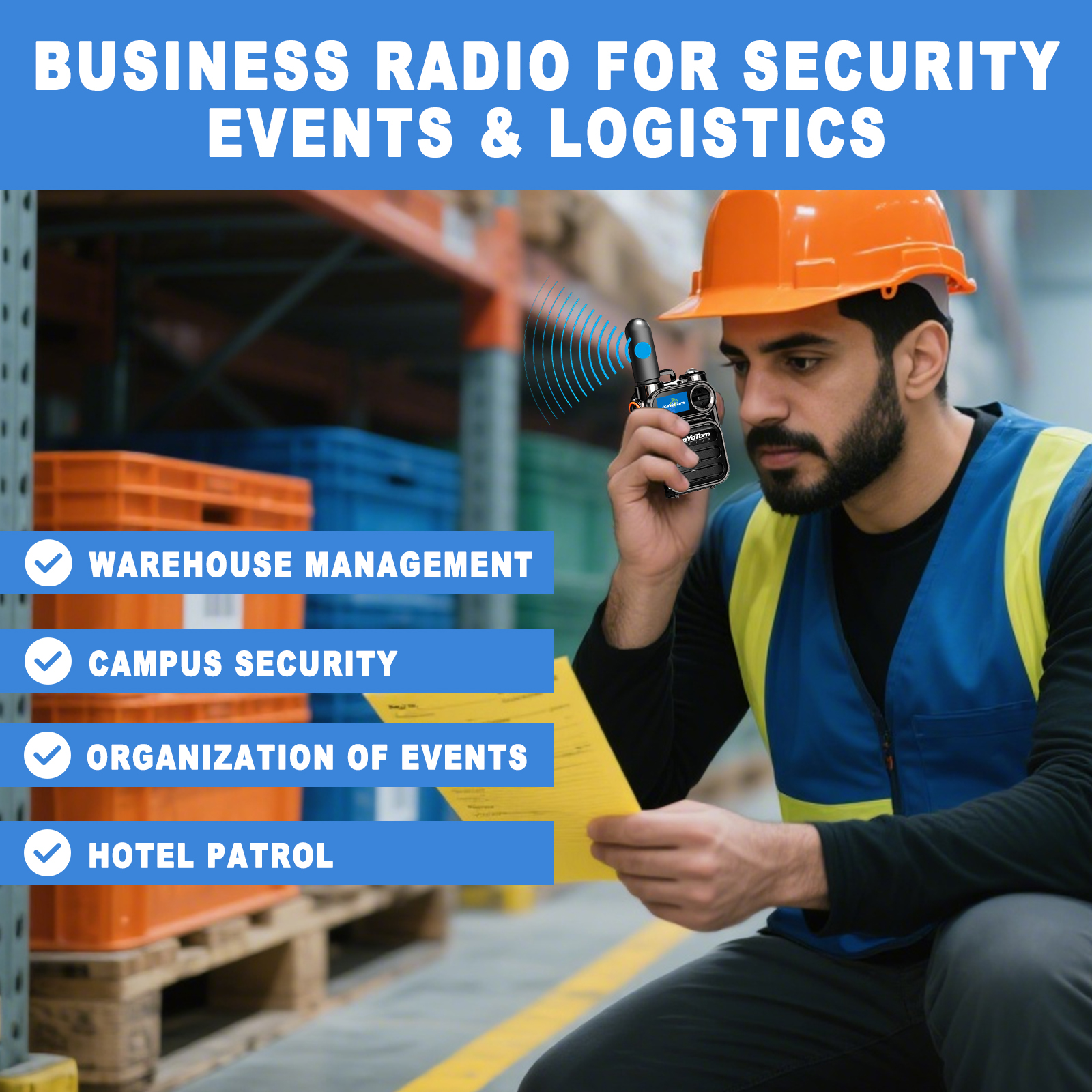 KaYoTom M11 Long Range Walkie Talkie – Global Two-Way Radio with Encrypted Communication, Unlimited Range, 72H Battery Life, HD Audio, Lightweight Design & Built-In LED Flashlight