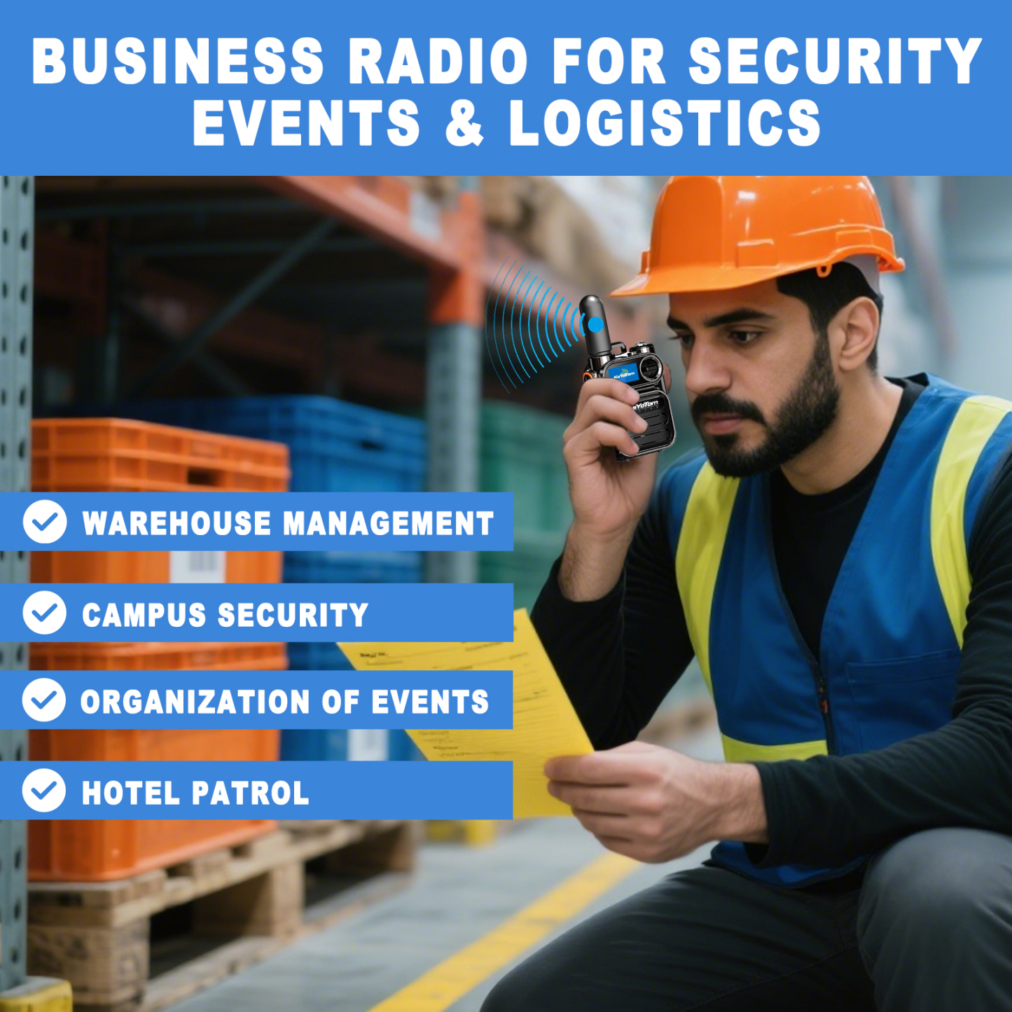 KaYoTom M11 Long Range Walkie Talkie – Global Two-Way Radio with Encrypted Communication, Unlimited Range, 72H Battery Life, HD Audio, Lightweight Design & Built-In LED Flashlight