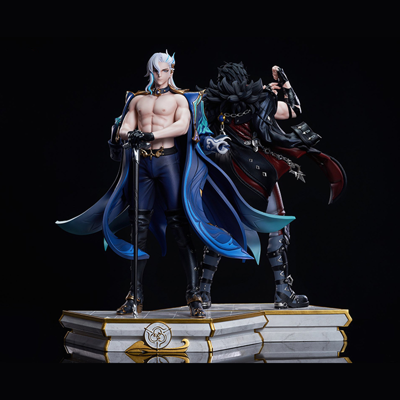 Genshin Toys - Wriothesley and Navilette Genshin Impact Figure Statues