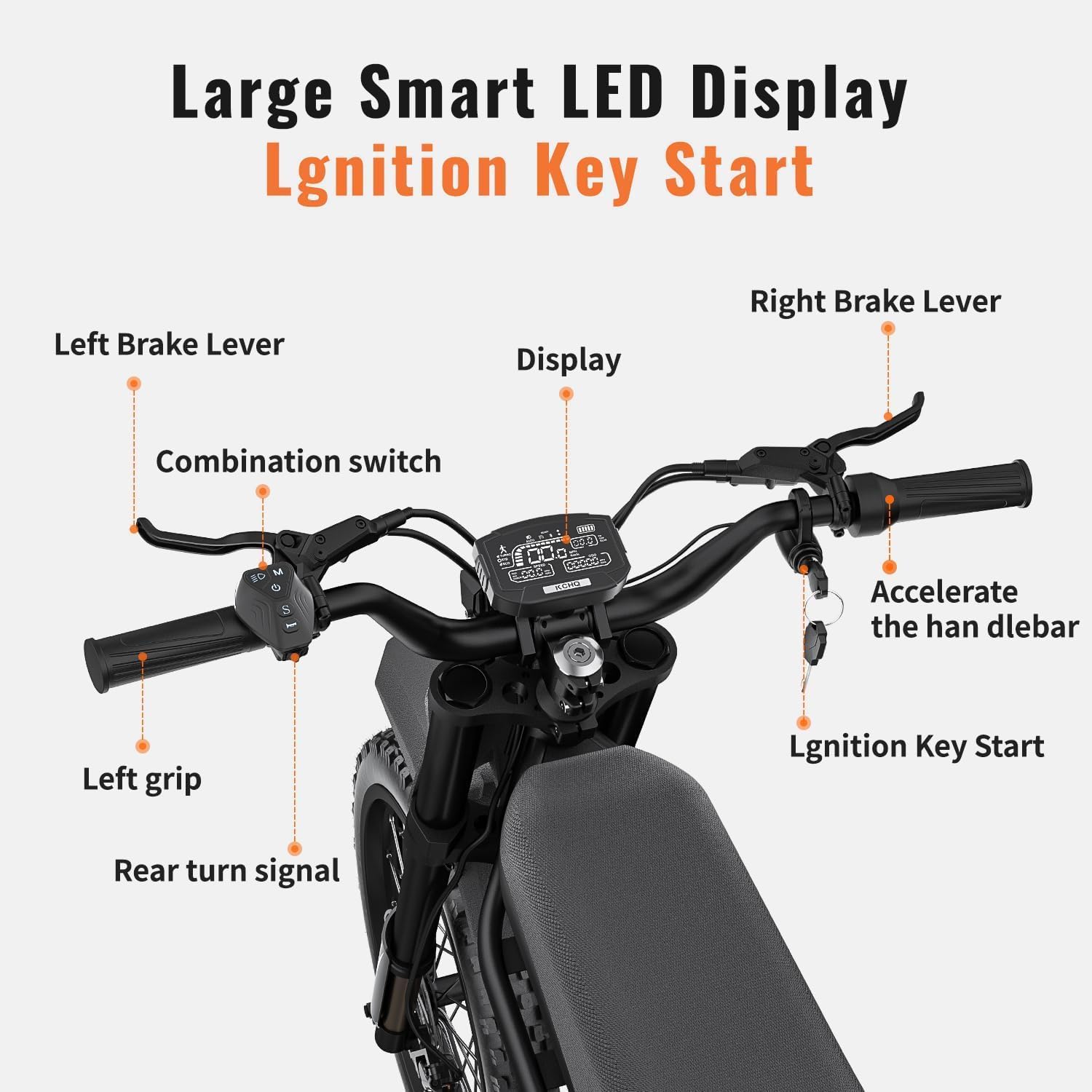 GT73 PRO/GT73 Electric Dirt Bike for Adults, 50MPH 60V 3000W / 37MPH 48V 2400W, 1747Wh/2160Wh Dual Battery Ebike Up to 85 Miles, 25" Motorcycle Tire, UL2849 All Terrain E Bike Full Suspension
