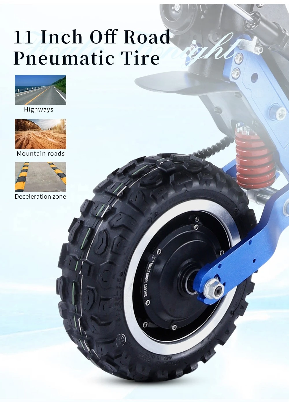 Halo Knight T108 Pro Electric Scooter 11'' Off-Road Tire 3000W*2 Motors 95Km/h Max Speed 60V 38.4Ah Battery 80KM Range 200KG Max load Front & Rear Turn Signal IPX4 Waterproof Dual Hydraulic Brakes Electric Brake