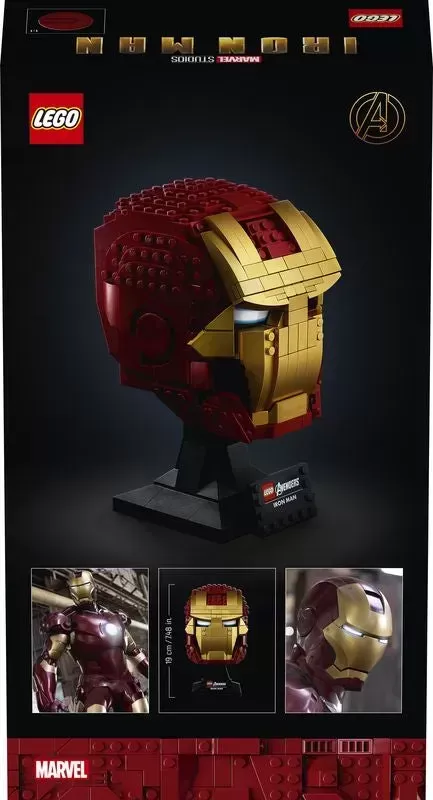 LEthtGO 76165 MARVEL IRON MAN HELMET