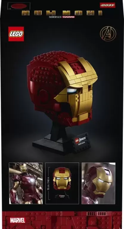 LEthtGO 76165 MARVEL IRON MAN HELMET