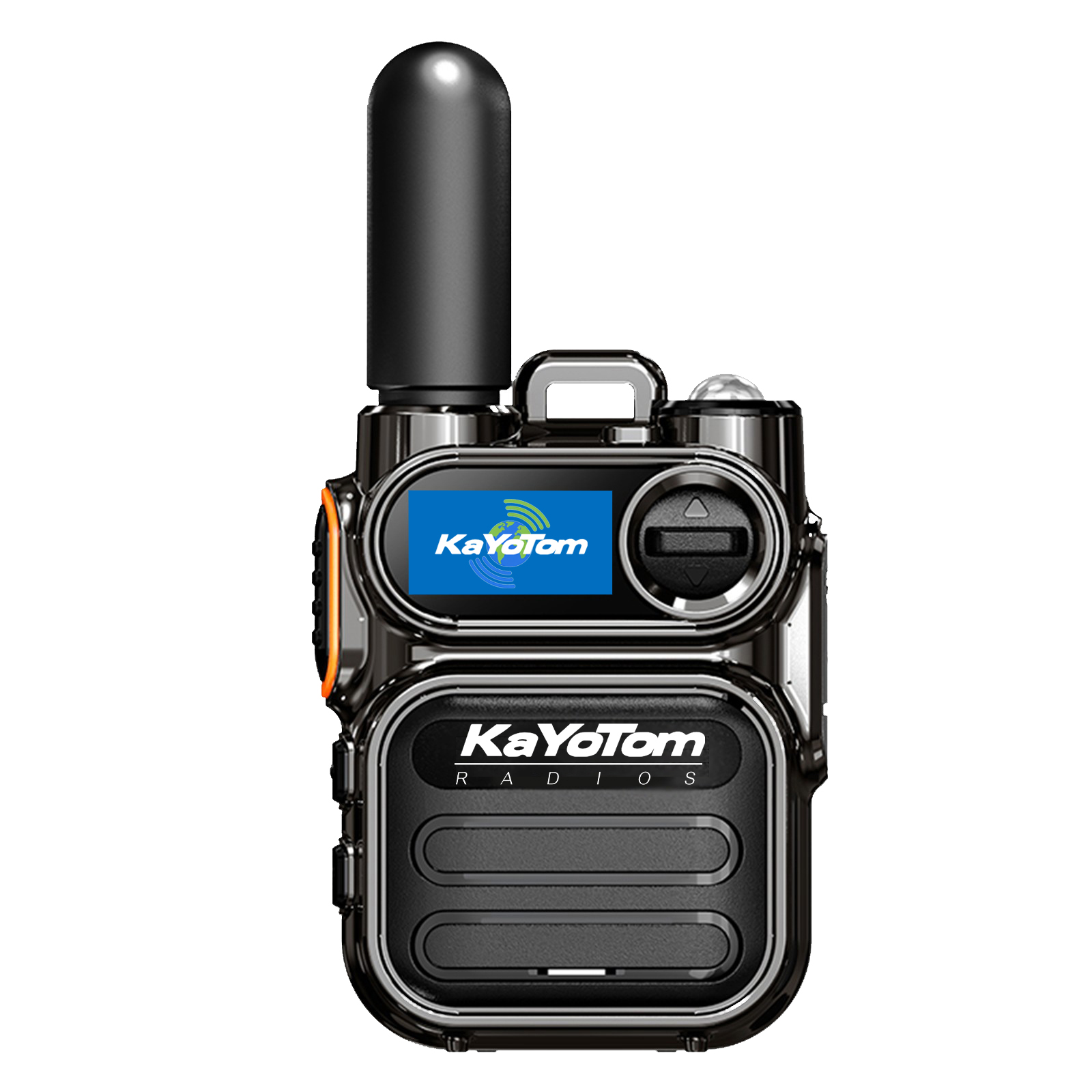 KaYoTom M11 Long Range Walkie Talkie – Global Two-Way Radio with Encrypted Communication, Unlimited Range, 72H Battery Life, HD Audio, Lightweight Design & Built-In LED Flashlight