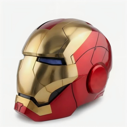 [NEW] Iron Man MK5 Helmet – Gold Red Edition | Voice Control + Remote + Touch Activated Electronic Mask, 1:1 Wearable Collectible