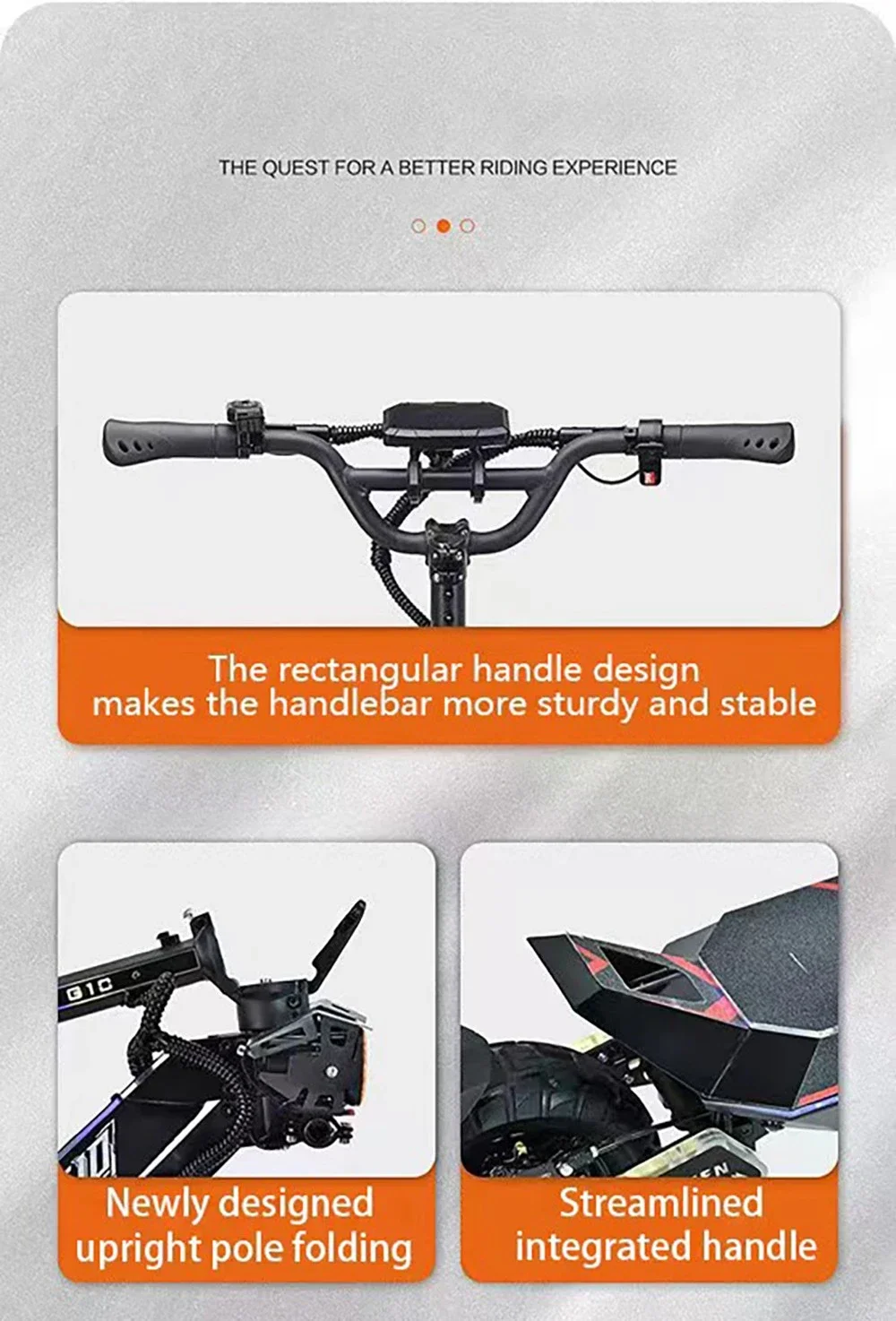 OBARTER G10 Electric Scooter, 2*1200W Dual Motor, 48V 20Ah Battery, 10 Inch Off-Road Tires, 65km/h Max Speed, 65 Max Range, Hydraulic Disc Brake, NFC Activation