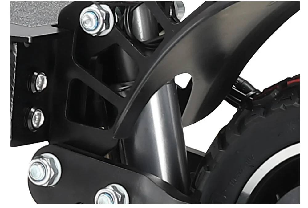 Halo Knight T104 Electric Scooter 10 inch Off-road Tires 1000W*2 Motor 65km/h Max Speed Remote control 52V 21Ah Battery 45km Range - Black