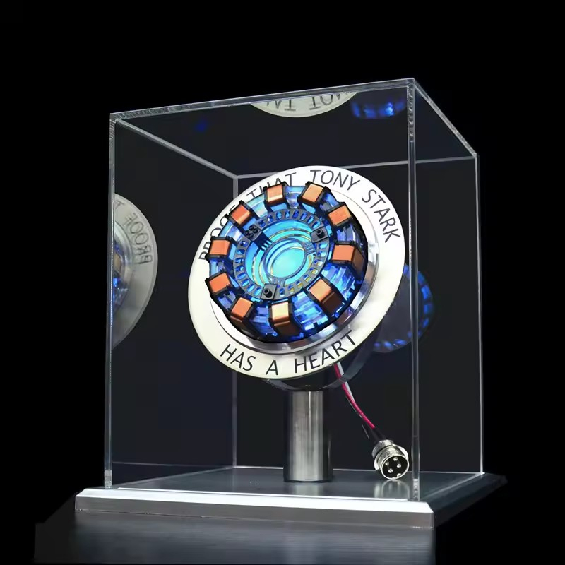 [NEW] Arc Reactor MK1 1:1 Replica – LED Chest Lamp with Remote Control, Alloy Base