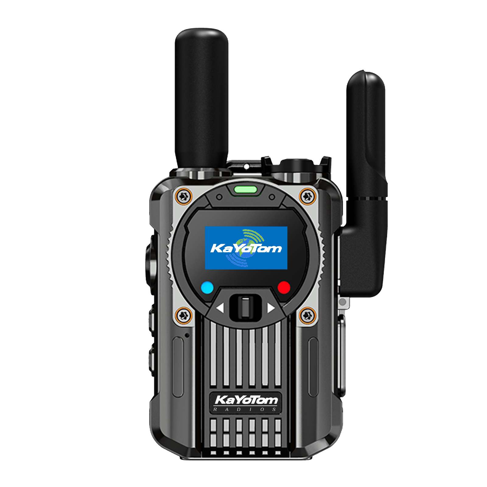 KaYoTom M66 Global Walkie Talkie – Unlimited Range 4G LTE Two-Way Radio with AES Encryption, 72H Battery, Built-in FM Radio & LED Flashlight, Lightweight Durable Design for Outdoor, Security & Emergency