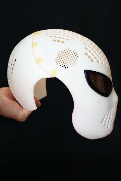 TASM 1 mask (Andrew) with Full head shell and Lenses Wearable Movie Prop Replica (Adult)