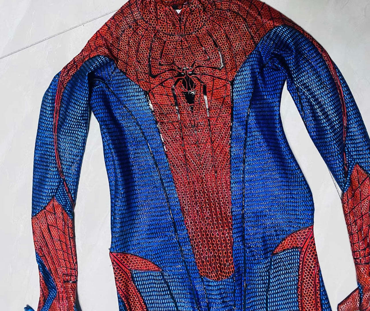 TASM 1 Suit (Andrew) with Face shell & 3D Rubber Web Movie Prop Replica(wearable)