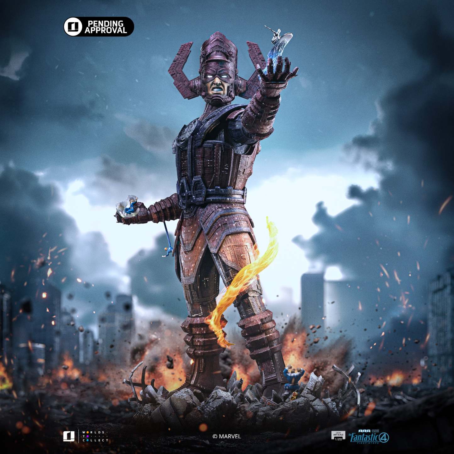 Galactus Diorama Deluxe - Fantastic Four - Demi Art Scale 1/20 Statue