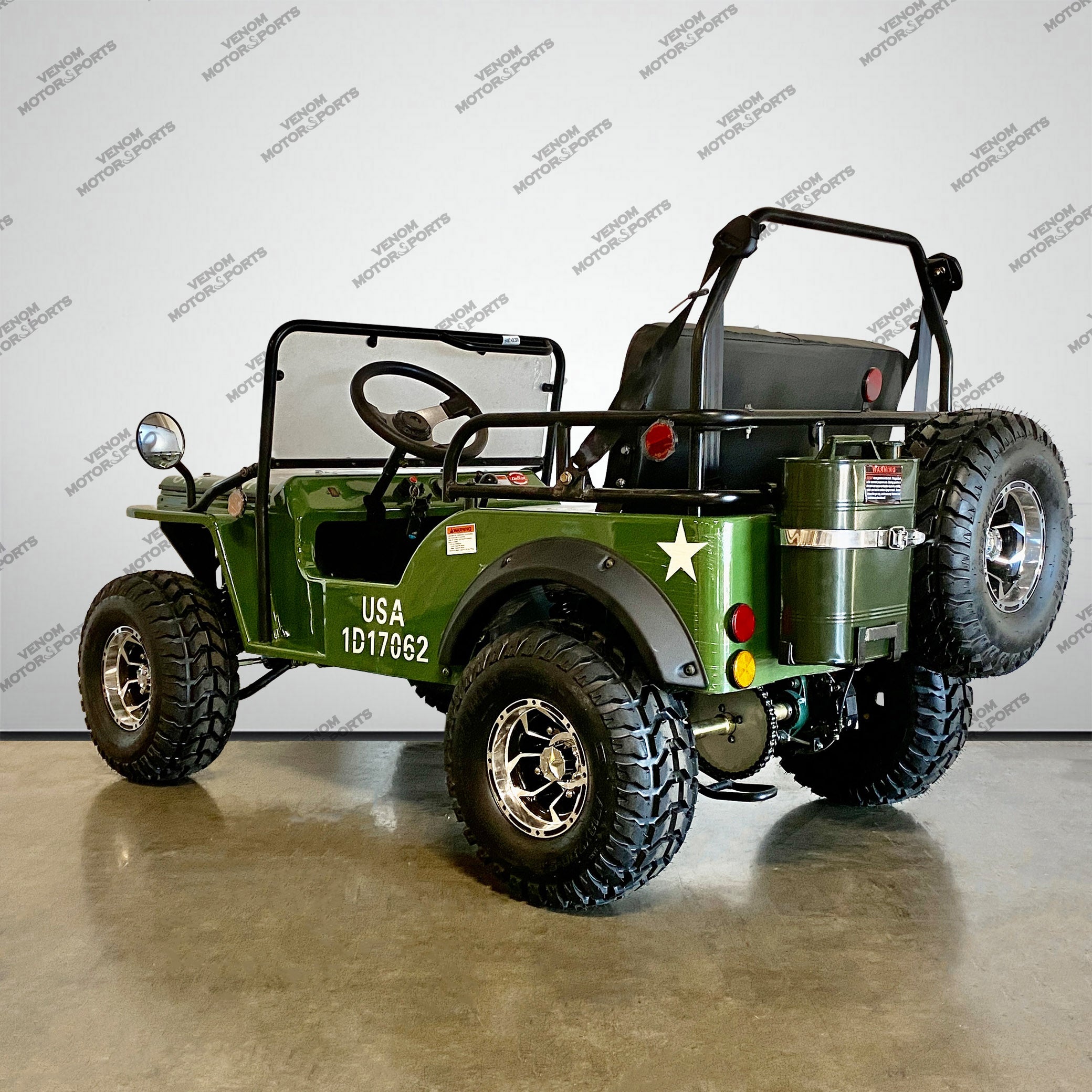  Mini Jeep | 125cc | 2 Seater | Willys Edition | 3 Speed