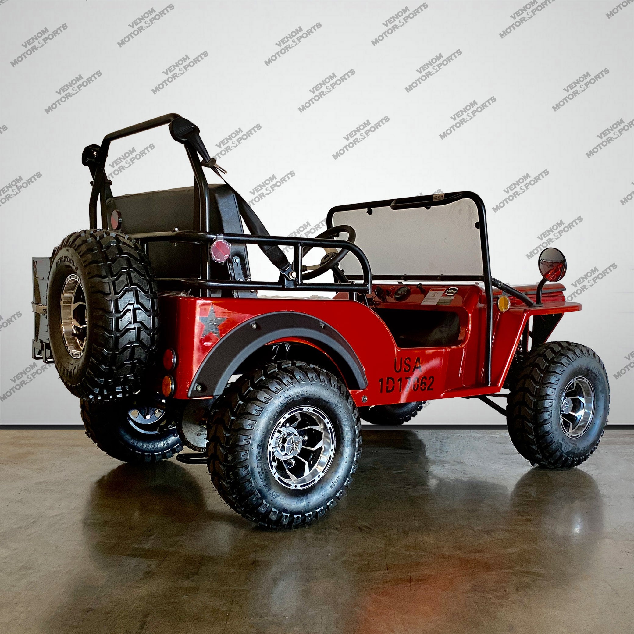  Mini Jeep | 125cc | 2 Seater | Willys Edition | 3 Speed
