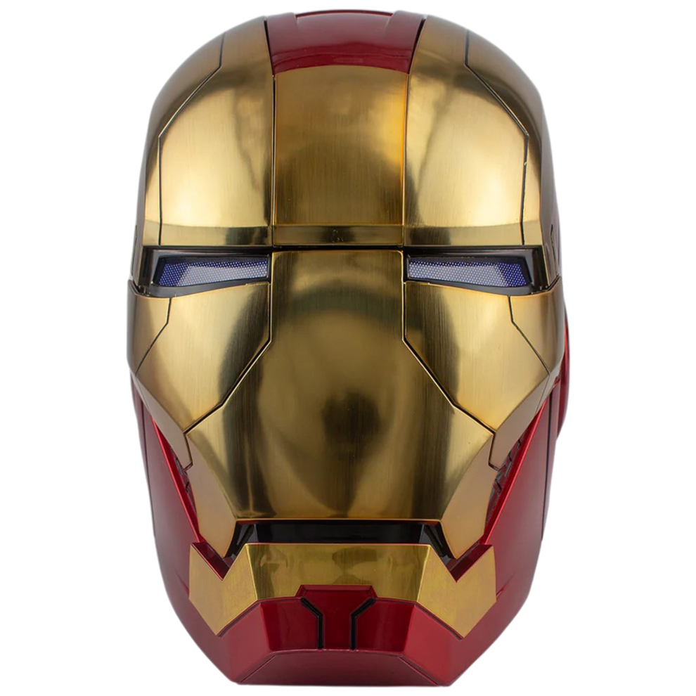 [NEW] Iron Man MK5 Helmet – Gold Red Edition | Voice Control + Remote + Touch Activated Electronic Mask, 1:1 Wearable Collectible