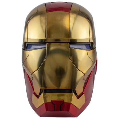 [NEW] Iron Man MK5 Helmet – Gold Red Edition | Voice Control + Remote + Touch Activated Electronic Mask, 1:1 Wearable Collectible