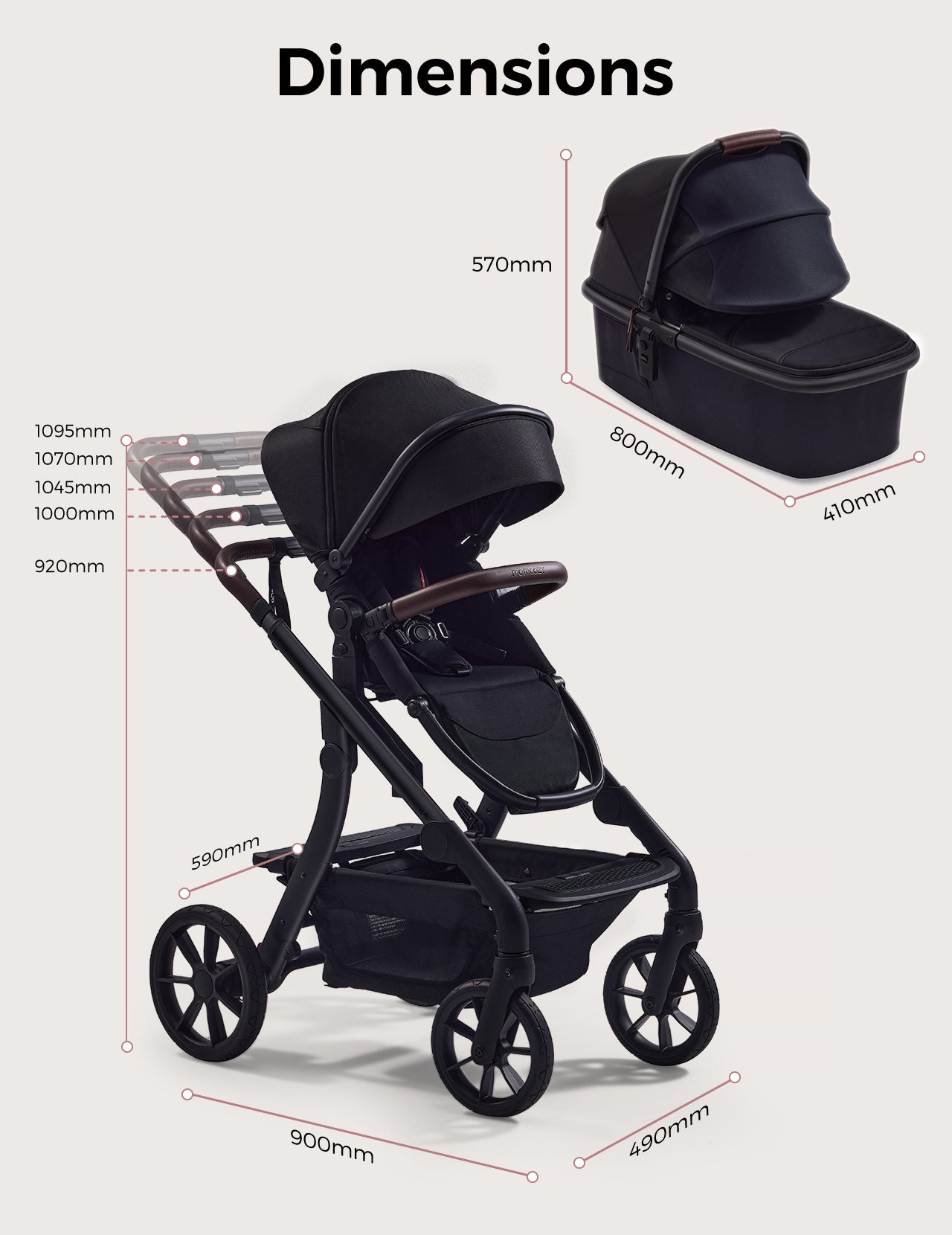 Momcozy ChangeGo Baby Stroller