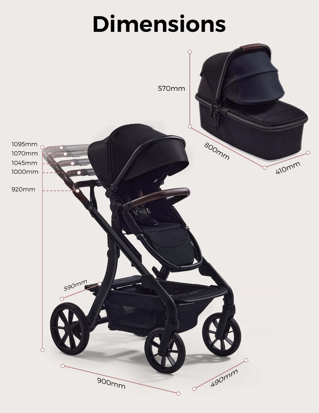 Momcozy ChangeGo Baby Stroller