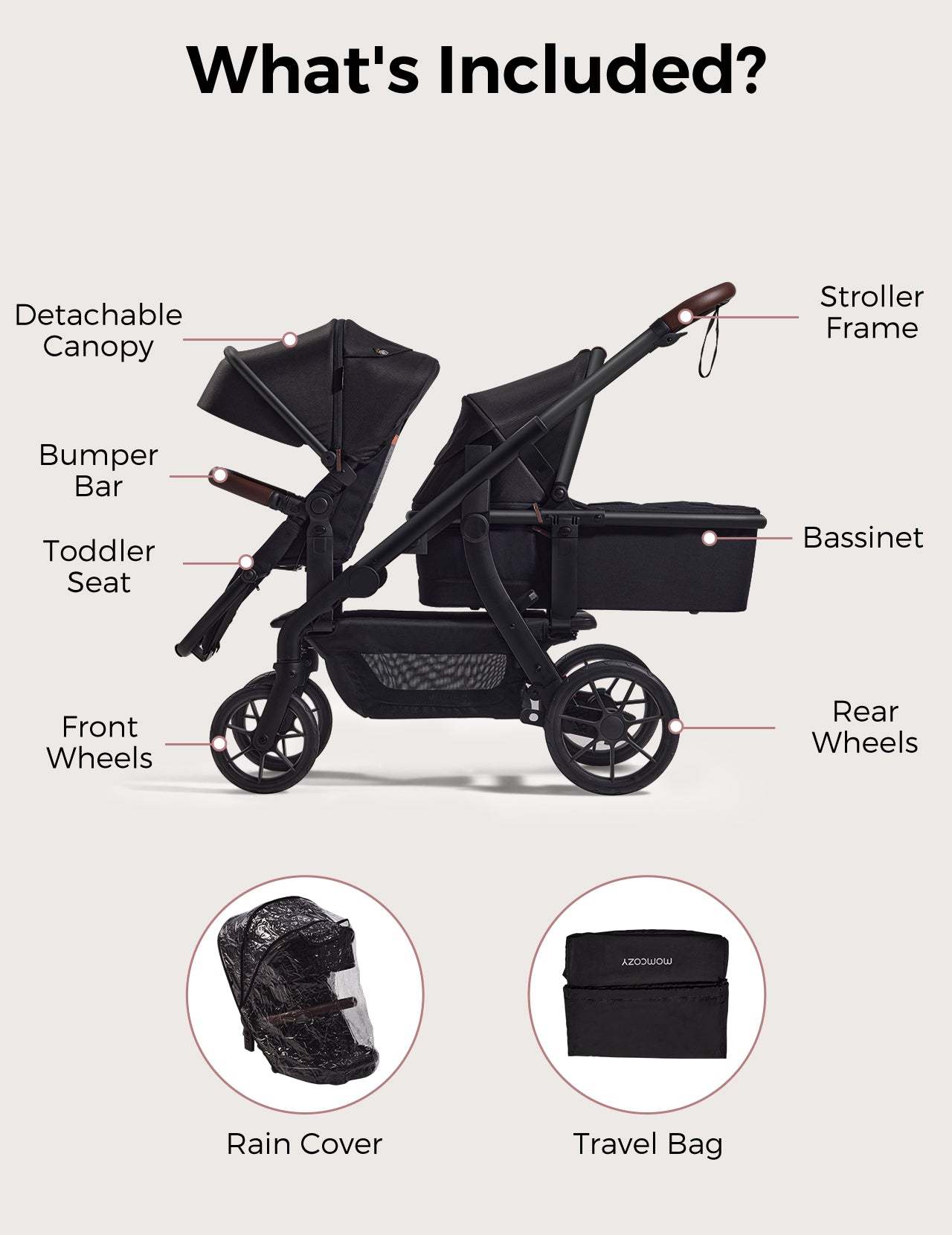 Momcozy ChangeGo Baby Stroller