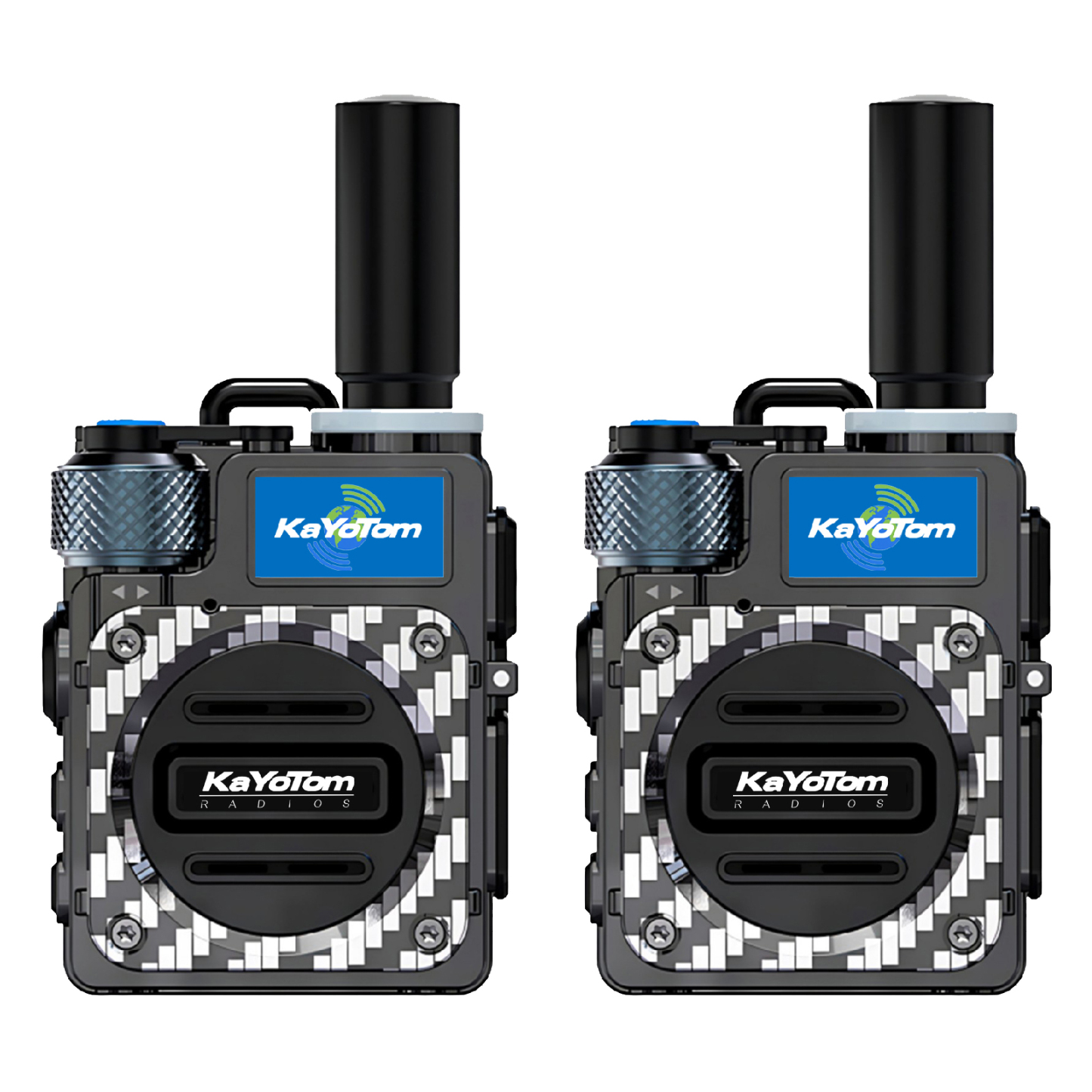 KaYoTom M09 Global Walkie Talkie Unlimited Range Encrypted Two-Way Radio - 72H Battery, HD Audio, Lightweight & Waterproof, 172 Countries Coverage